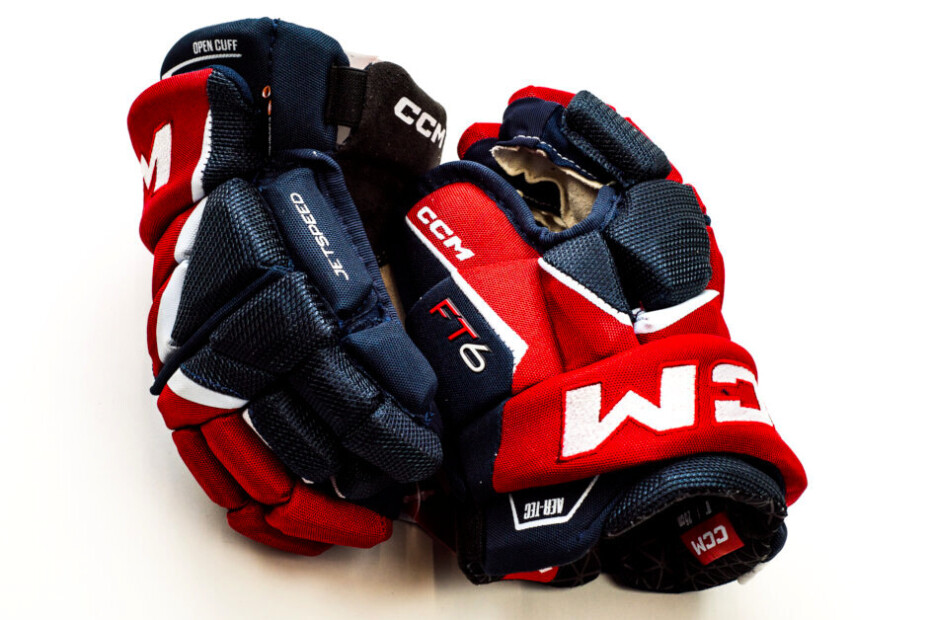 Hokejové rukavice CCM JetSpeed FT6 Navy/Red/White Junior 12 palců - main (3)