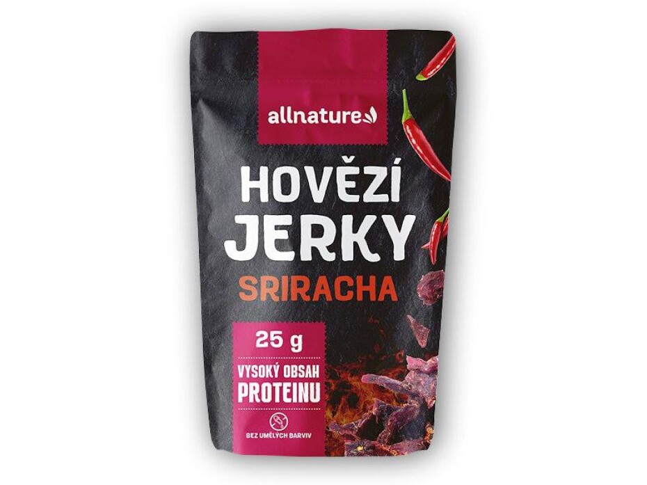 Allnature BEEF Sriracha Jerky 25g - main (0)