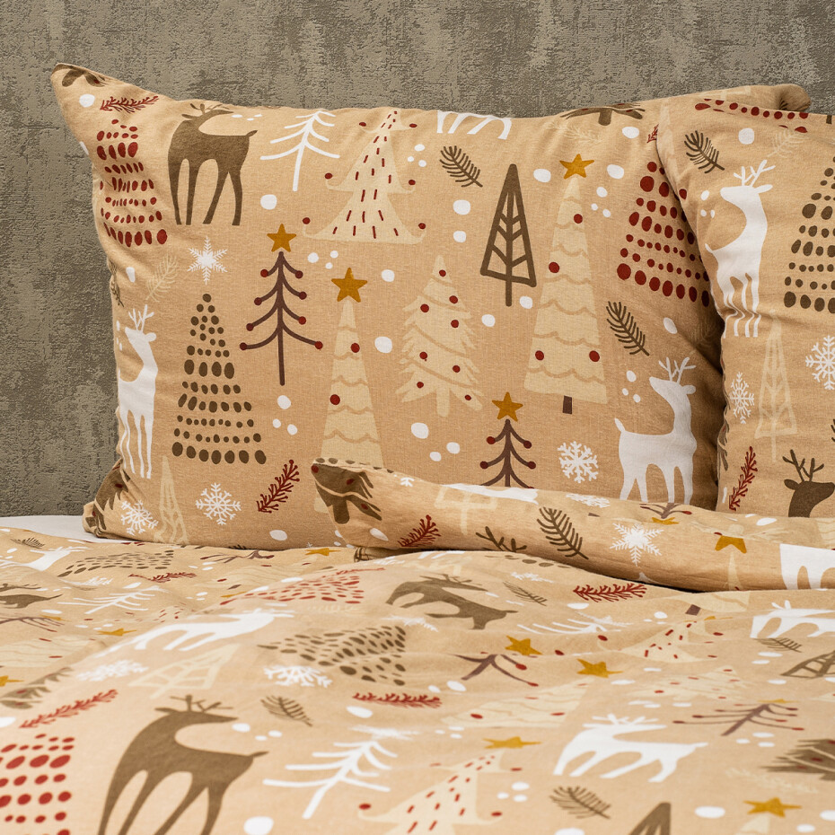 4Home Flanelové povlečení Festive, 140 x 220 cm, 70 x 90 cm - main (2)
