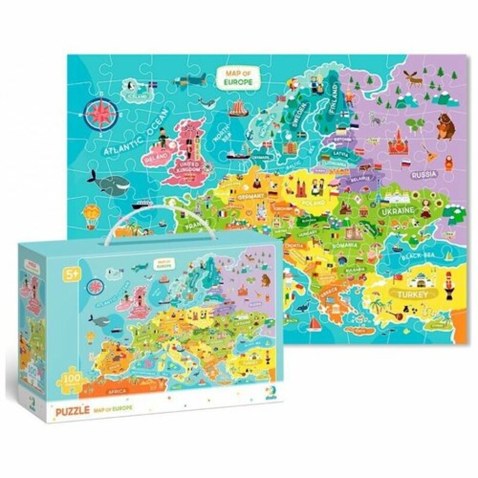 Dodo Puzzle Mapa Evropy, 100 dílků - main (0)