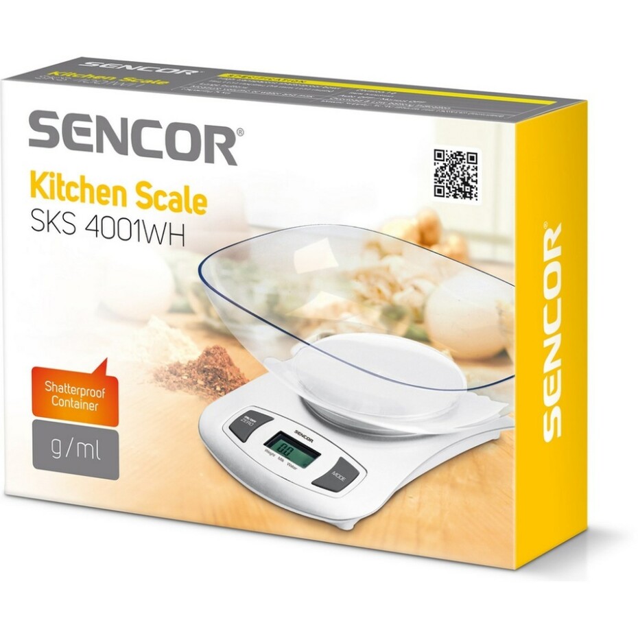 Kuchyňská váha digitální SKS 4001WH, Sencor - main (1)