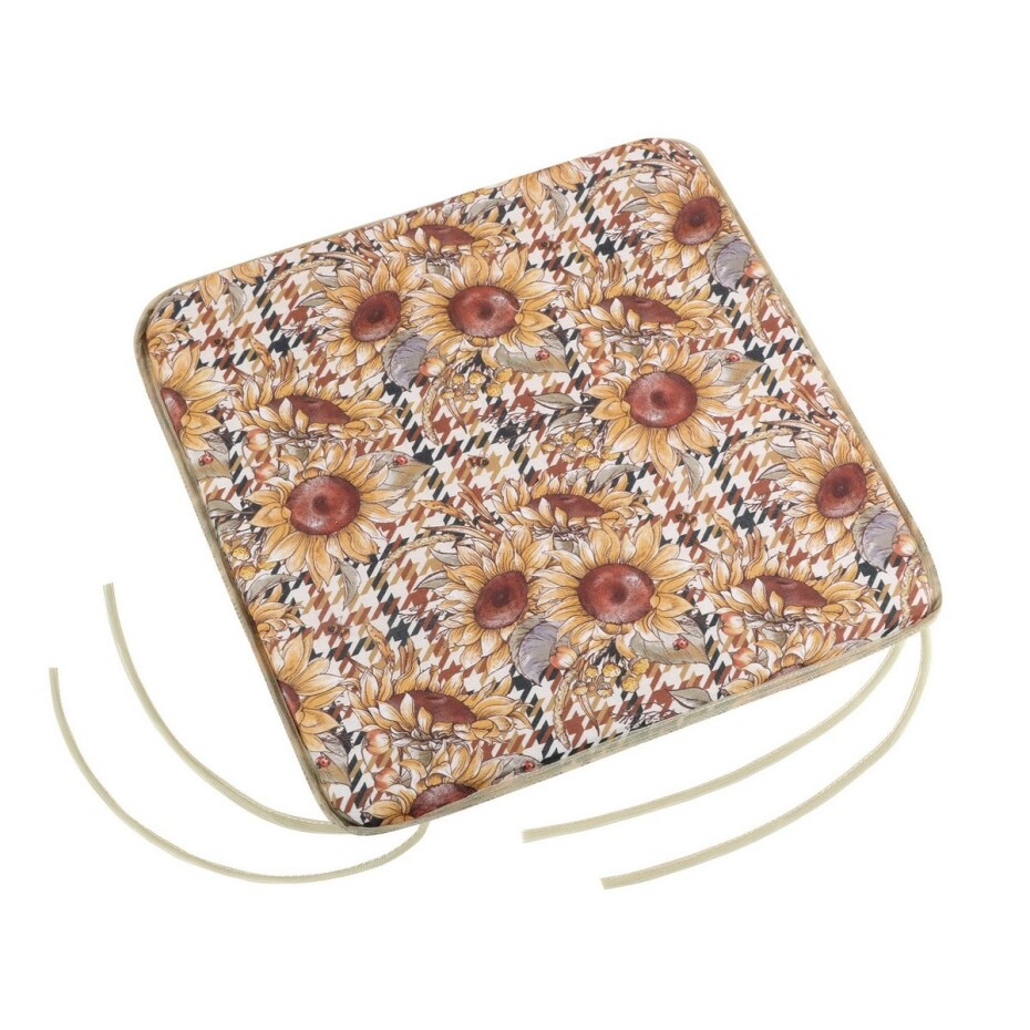 Bellatex Sedák EMA hladký Slunečnice, 40 x 40 cm - main (0)