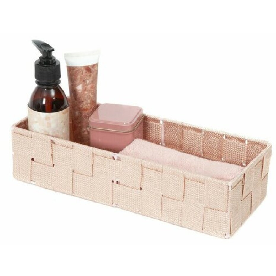 Compactor Úložný organizér do zásuvky TEX L, 30 x 12 x 7 cm, růžová, L - main (1)