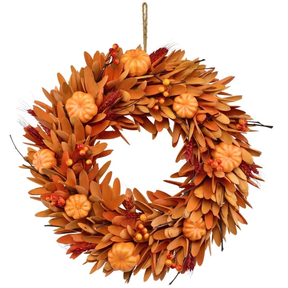 Podzimní věnec s dýněmi Mincio, 35 cm - main (0)