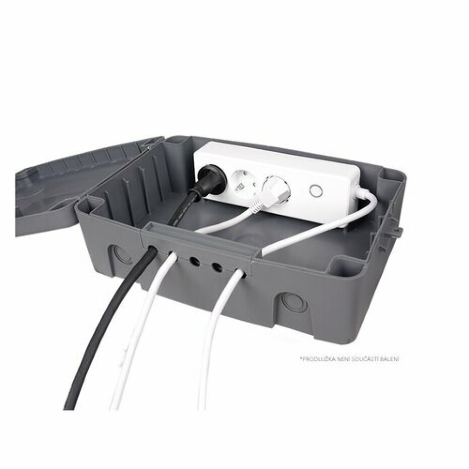 Panlux Zahradní box na ochranu kabelů, IP54, 35 x 13 x 23 cm - main (1)