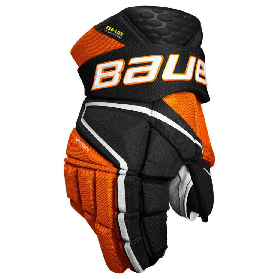 Hokejové rukavice Bauer Vapor Hyperlite - MTO Black/Orange Intermediate 13 palců - main (0)