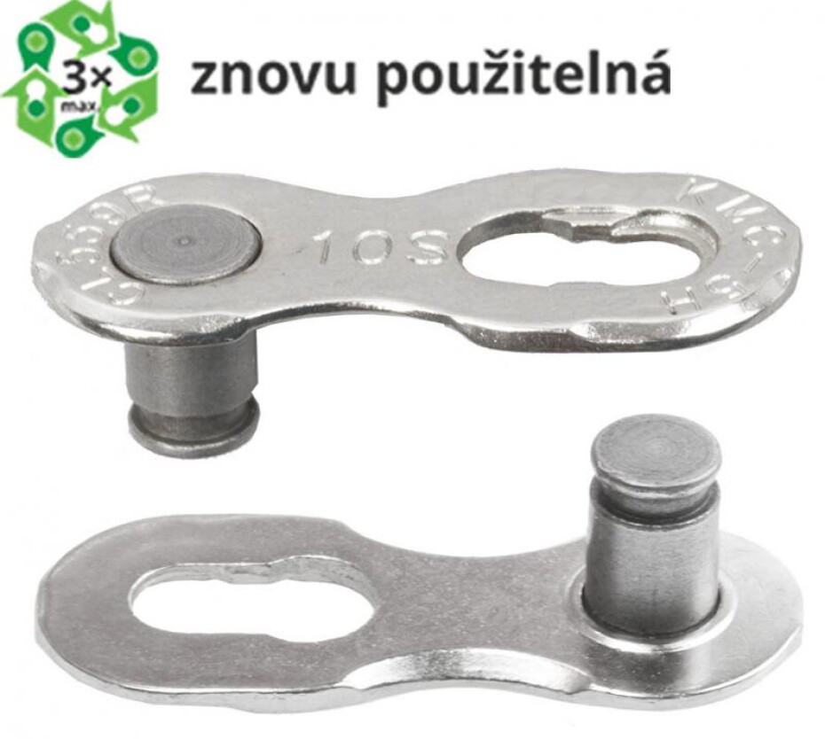 Kmc spojka řetězu 10 speed, baleno po 5 ks cena za balení - main (0)