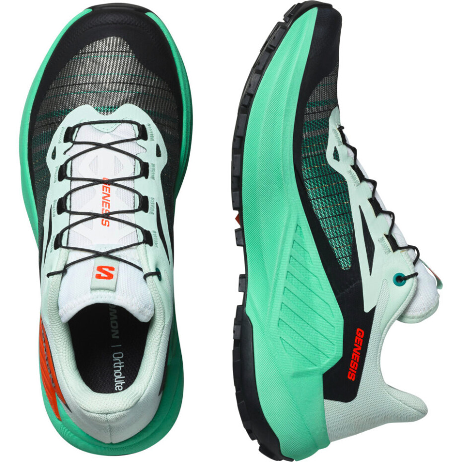 Dámská běžecká obuv Salomon Genesis Bay/Electric Green/Cherry Tomato  UK 6,5 - main (4)