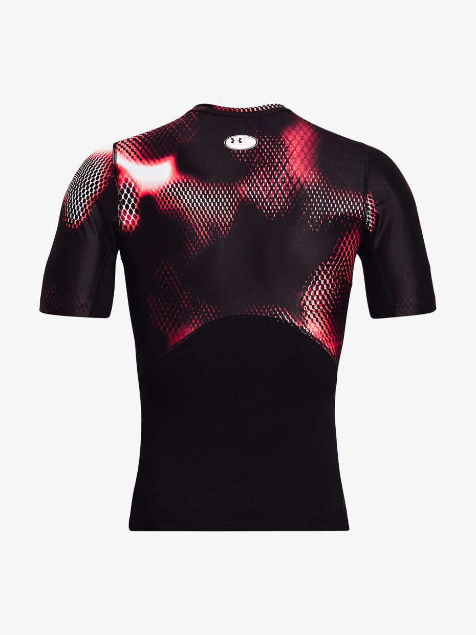Under Armour Iso-Chill Compression Printed Black/Radio Red - main (3)