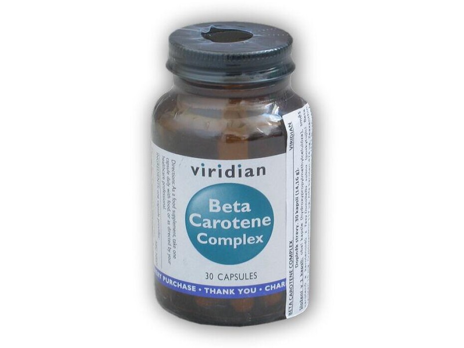 Viridian Beta Carotene Complex 30 kapslí - main (0)