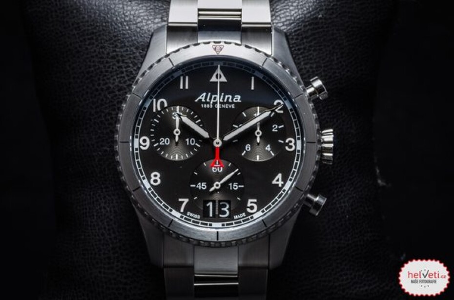 Alpina Startimer Pilot Quartz Chronograph Big Date AL-372BW4S26B - main (6)