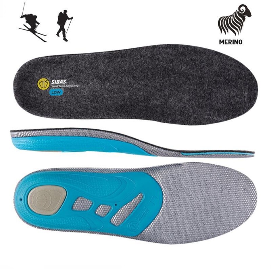 Sidas 3FEET MERINO LOW ARCH vložky do bot POUZE XXL(46-48) (VÝPRODEJ) - main (0)