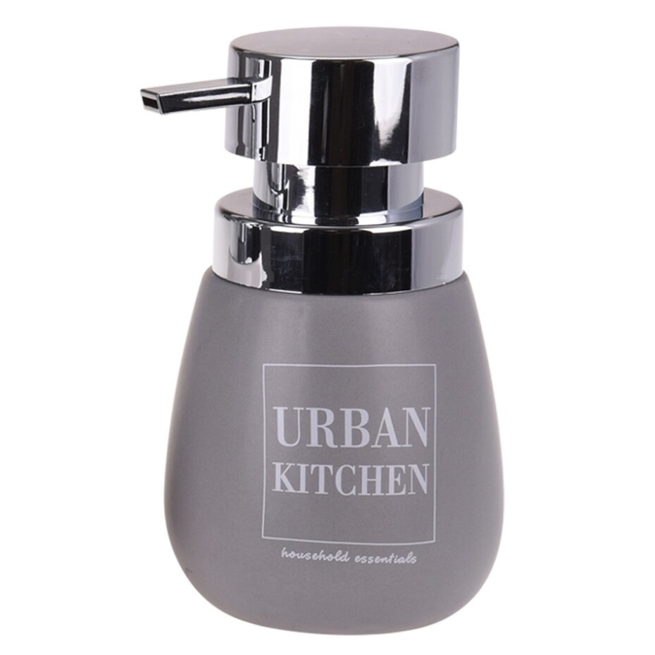 Dávkovač na tekuté mýdlo Urban kitchen, šedá - main (0)