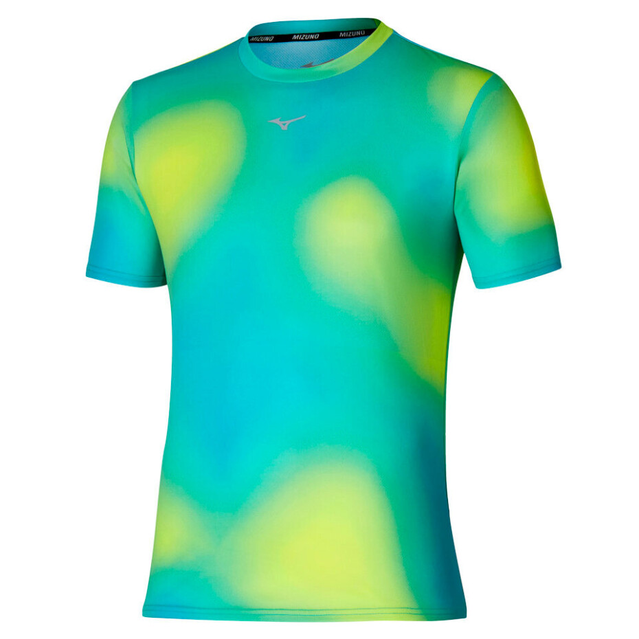 Pánské tričko Mizuno  Core Graphic Tee Lime S - main (0)