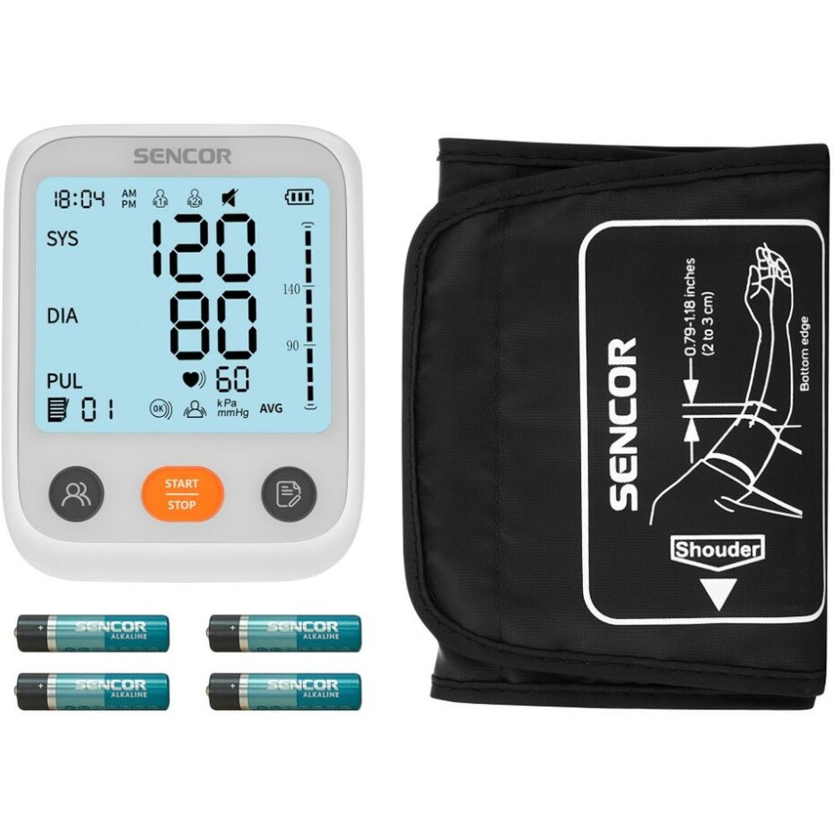 Sencor SBP 1150WH digitální tlakoměr - main (3)