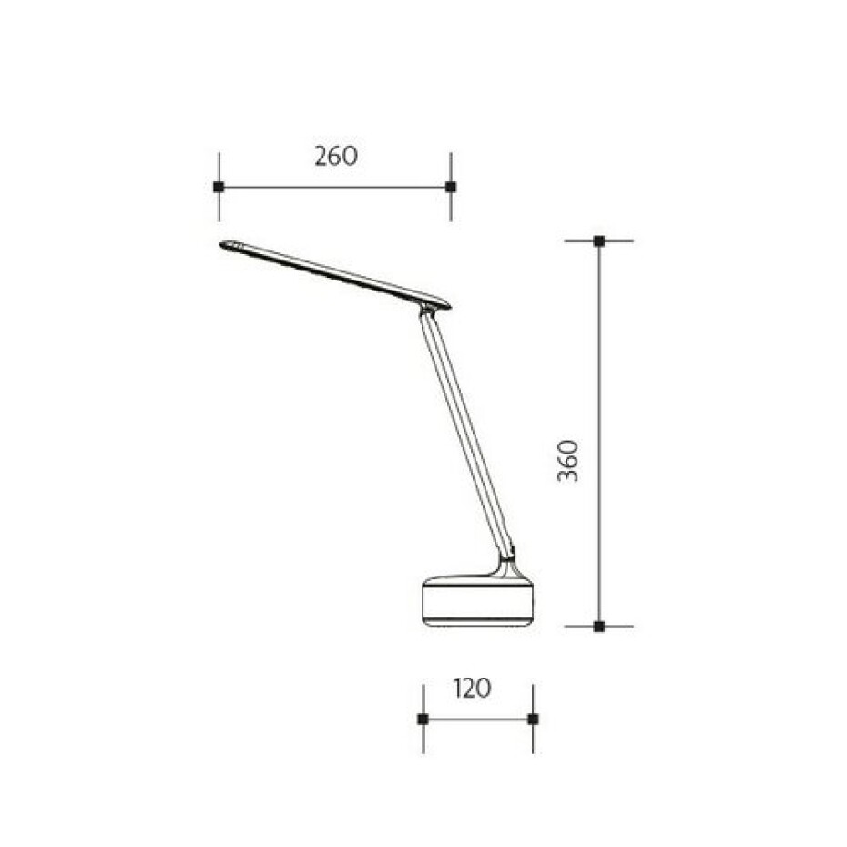 Panlux Stolní LED lampa Robin Music s bluetooth reproduktorem černá, 7 W - main (3)