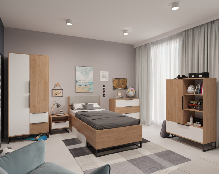 ArtGiB Šatní skříň LANDRO LR-10 - main (7)