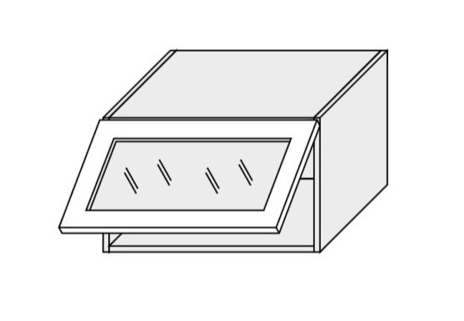 ArtExt Kuchyňská skříňka horní, W4BS / 60 WKF Quantum Barva korpusu: Grey - main (1)