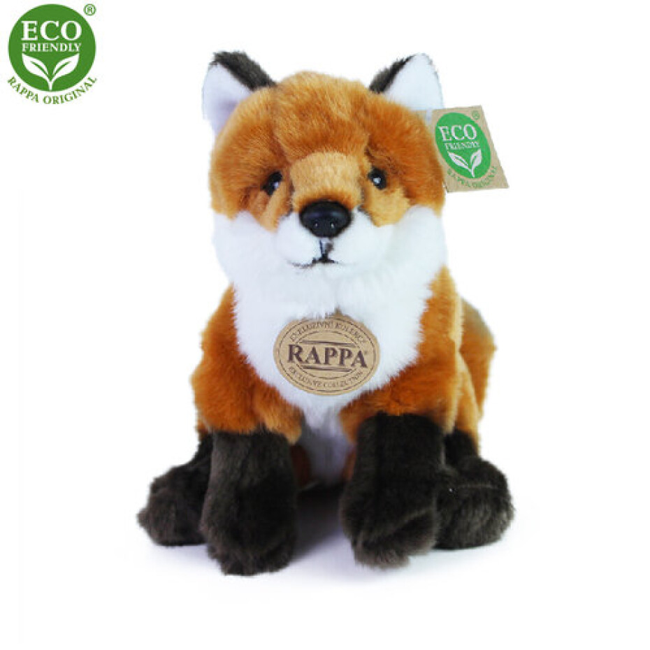 Rappa Plyšová liška sedící, 21 cm - main (1)