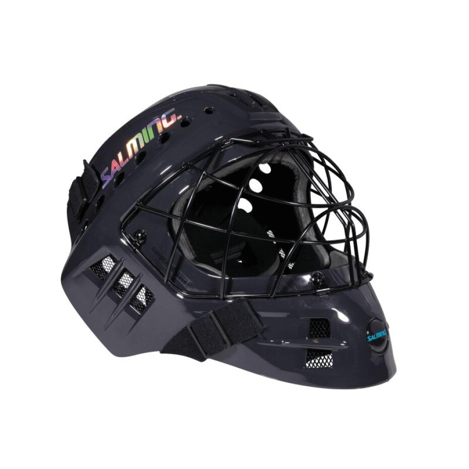 Salming Phoenix Elite Helmet Black Shiny - main (0)