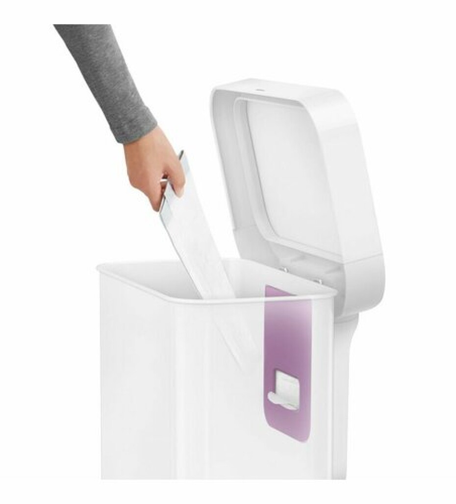 Pedálový odpadkový koš Simplehuman – 45 l, matná ocel, FPP, kapsa na sáčky - main (5)