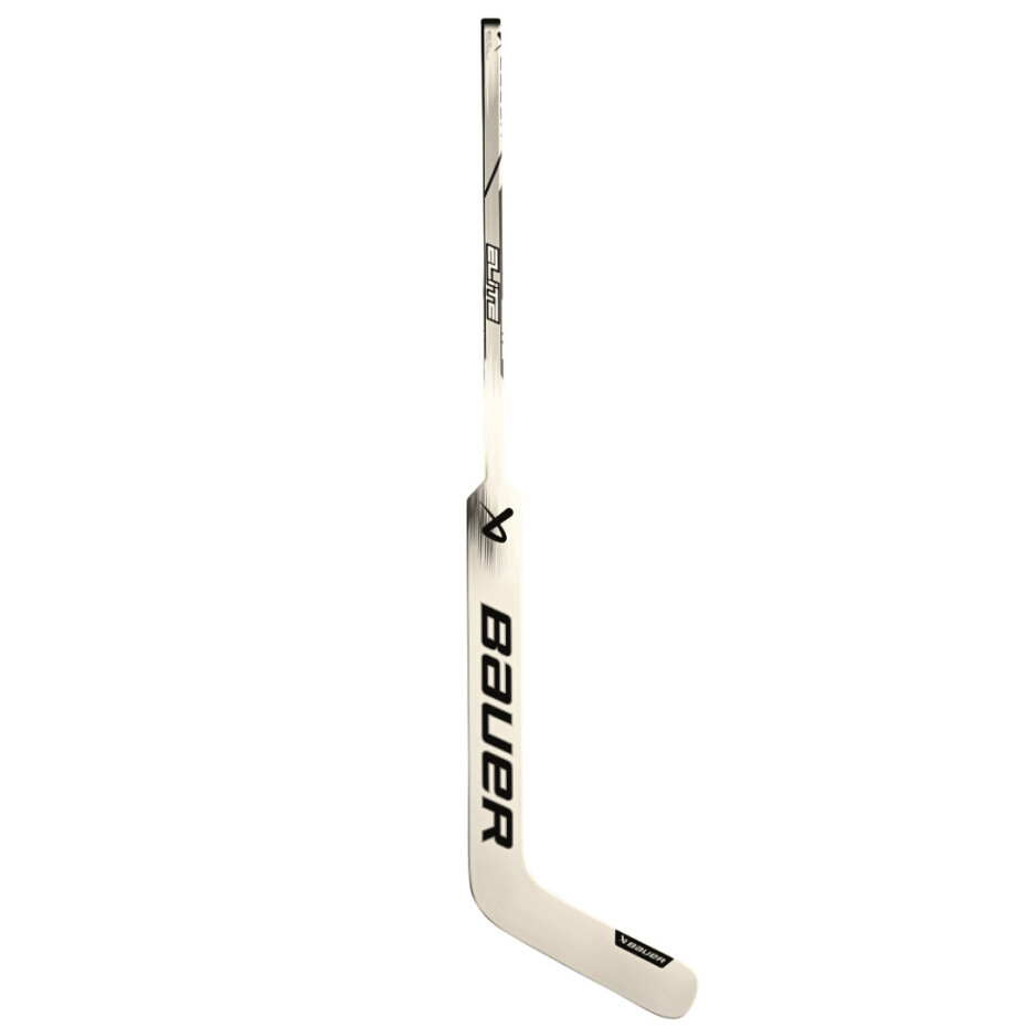 Kompozitová brankářská hokejka Bauer  Elite White/Black Senior 26 palců, R (obrácený gard) - main (1)