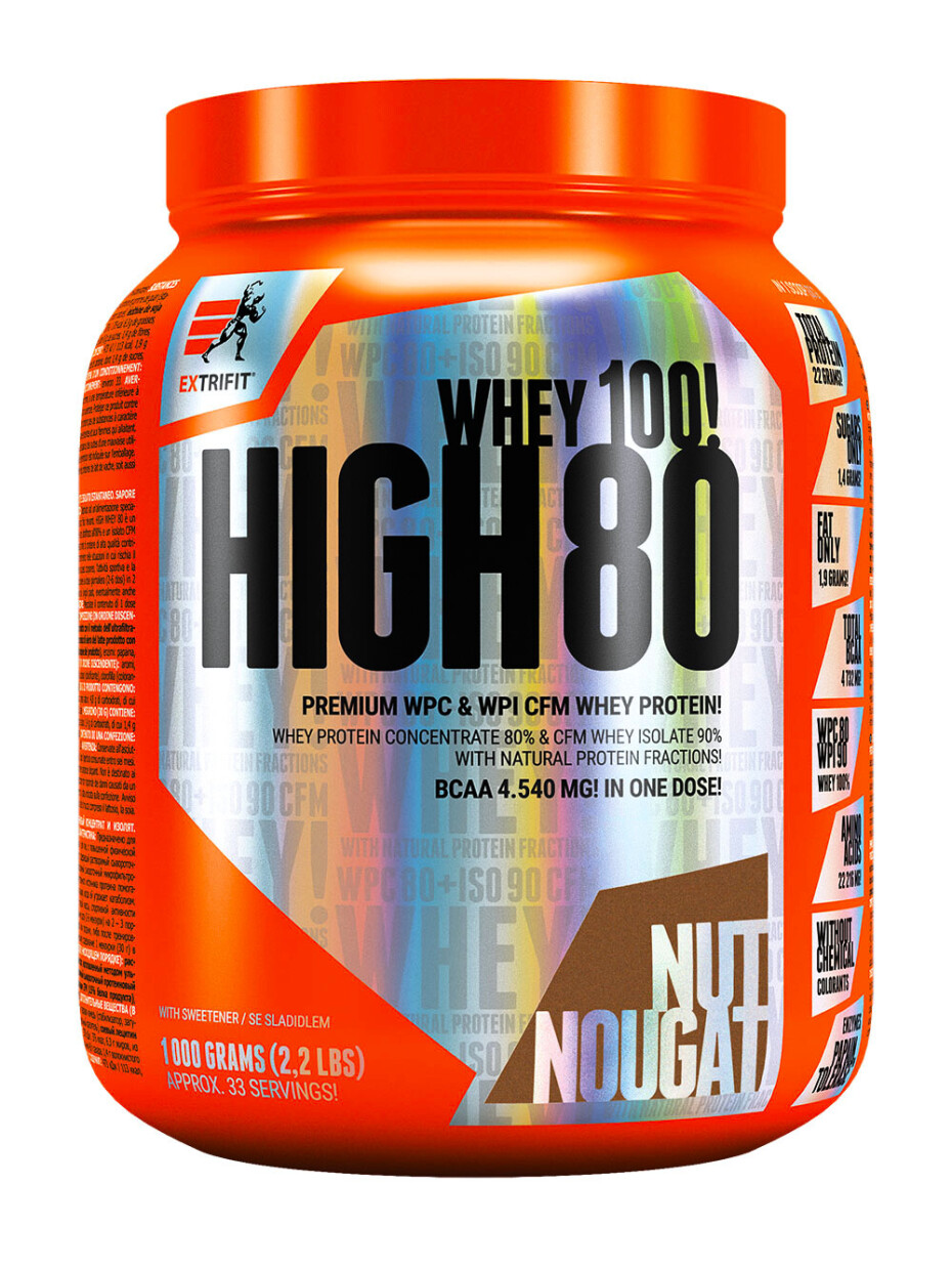 Extrifit High Whey 80 1000 g čokoláda - kokos - main (2)