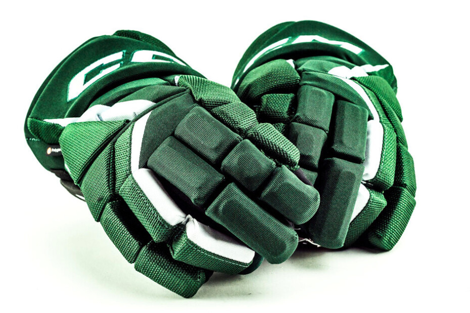 Hokejové rukavice CCM JetSpeed FT6 Dark Green/White Junior 11 palců - main (2)