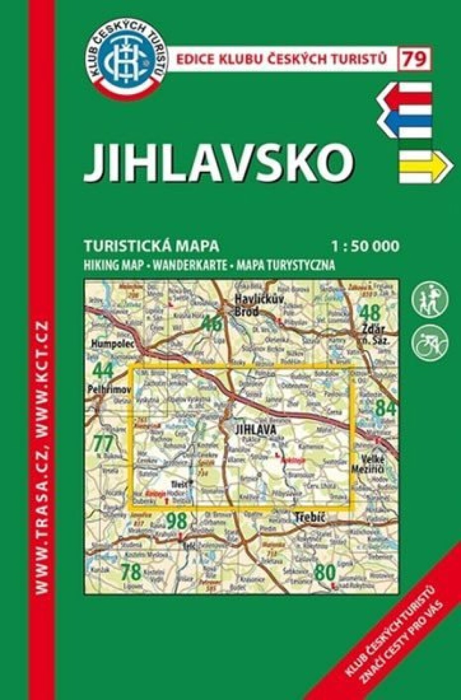 Jihlavsko /KČT 79 1:50T Turistická mapa - main (0)