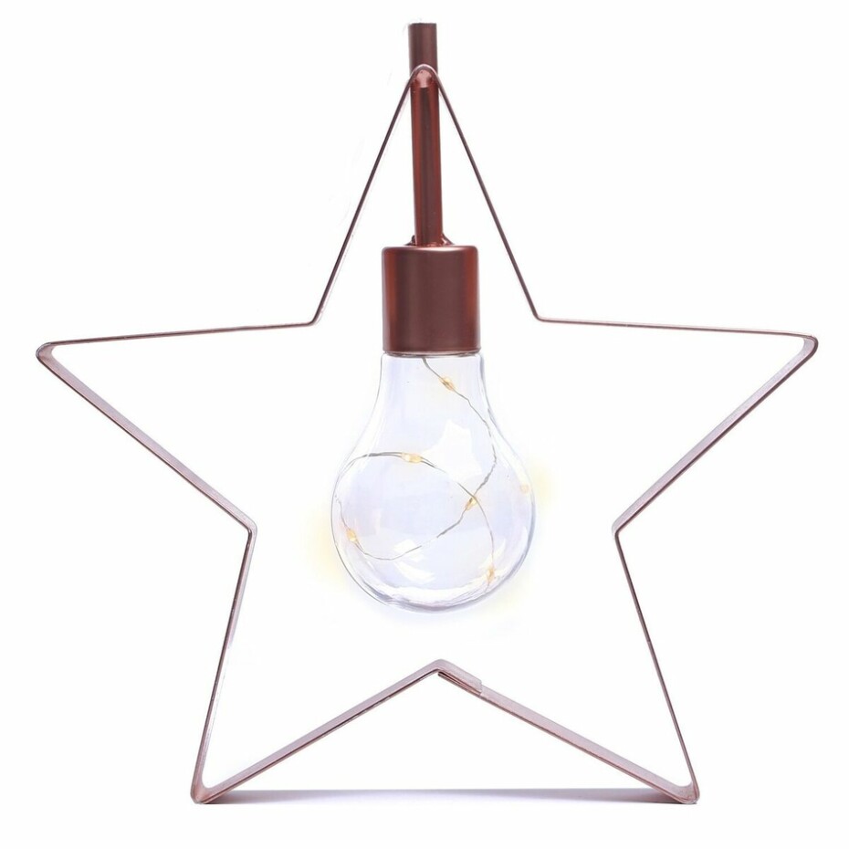 DecoKing Vánoční lampa Hvězdička teplá bílá, 5 LED - main (0)