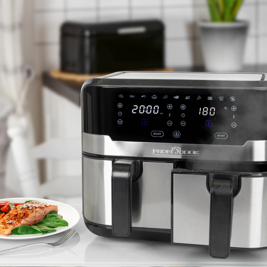 ProfiCook FR 1242 dvojitá horkovzdušná fritéza - main (14)