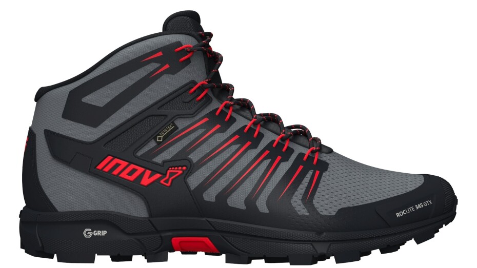 Pánská outdoorová obuv Inov-8  Roclite 345 GTX Grey/Black/Red  UK 9,5 - main (0)