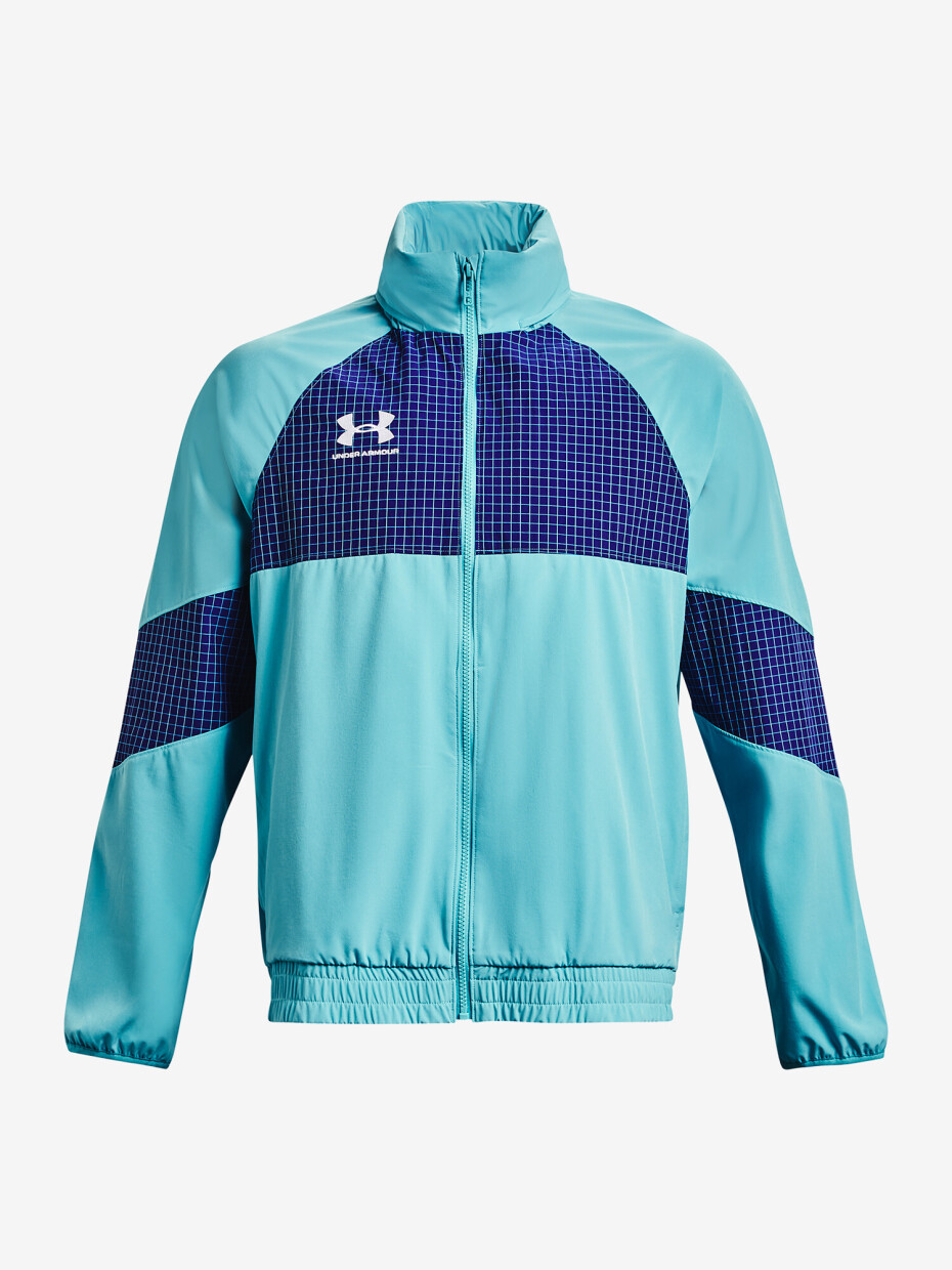 Pánská bunda Under Armour  Accelerate Track Jacket-BLU XL - main (4)