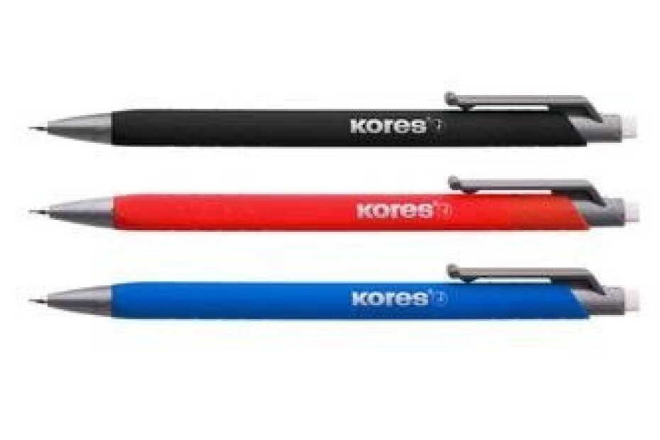 Mikrotužka M2-OFFICE 0,5 mm, soft povrch, mix barev (černá, červená, modrá) 1ks + náhradní tuhy - main (0)