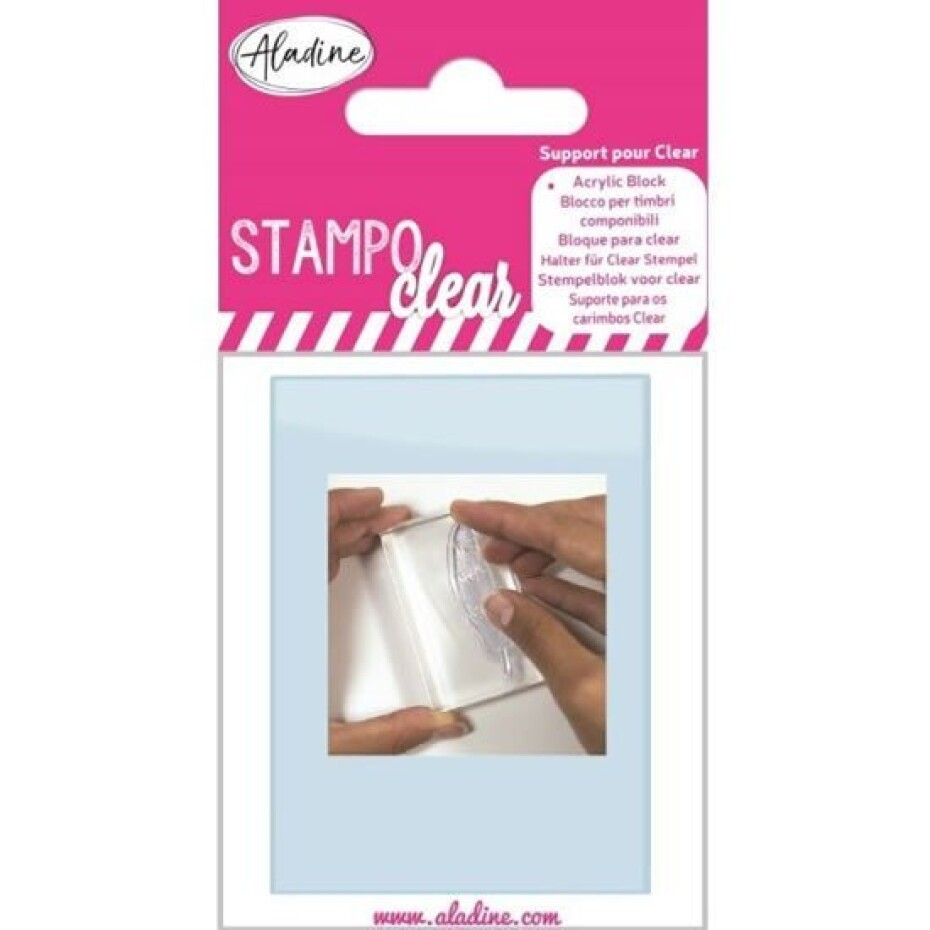 Stampo Clear Akrylový průhledný blok - 5x8,5 cm - main (0)