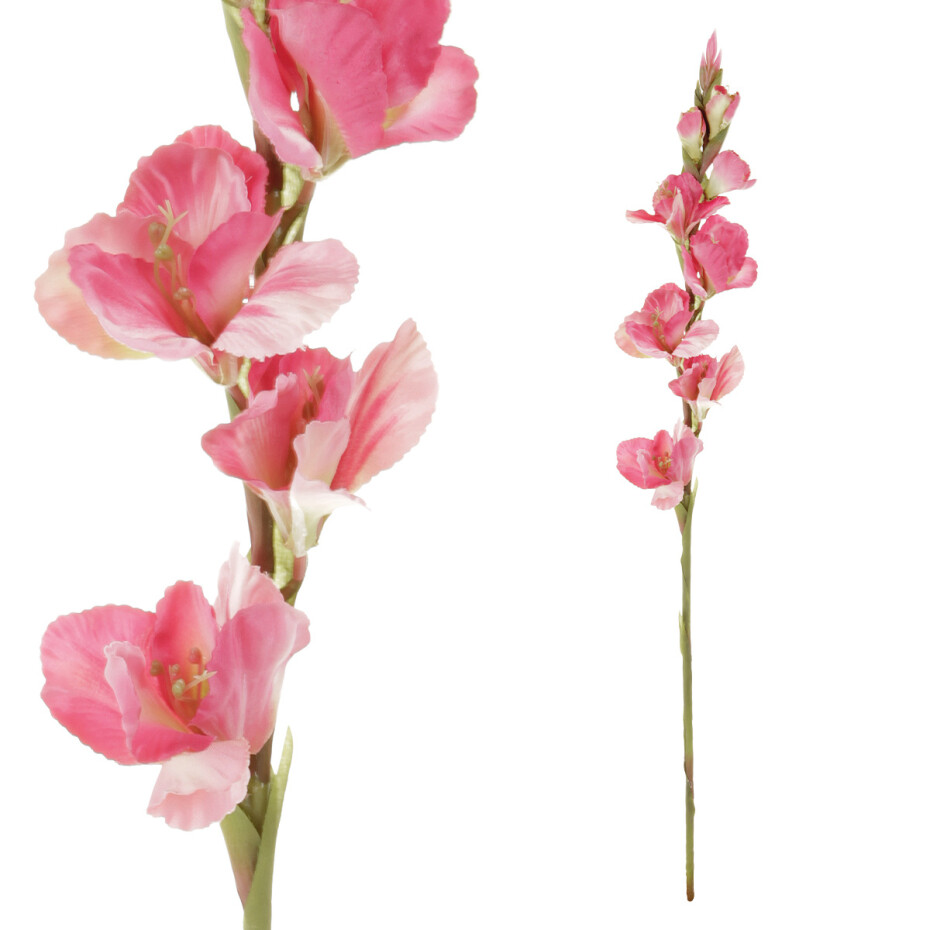 Umělá květina Gladiola růžová, 10 x 85 x 10 cm - main (1)