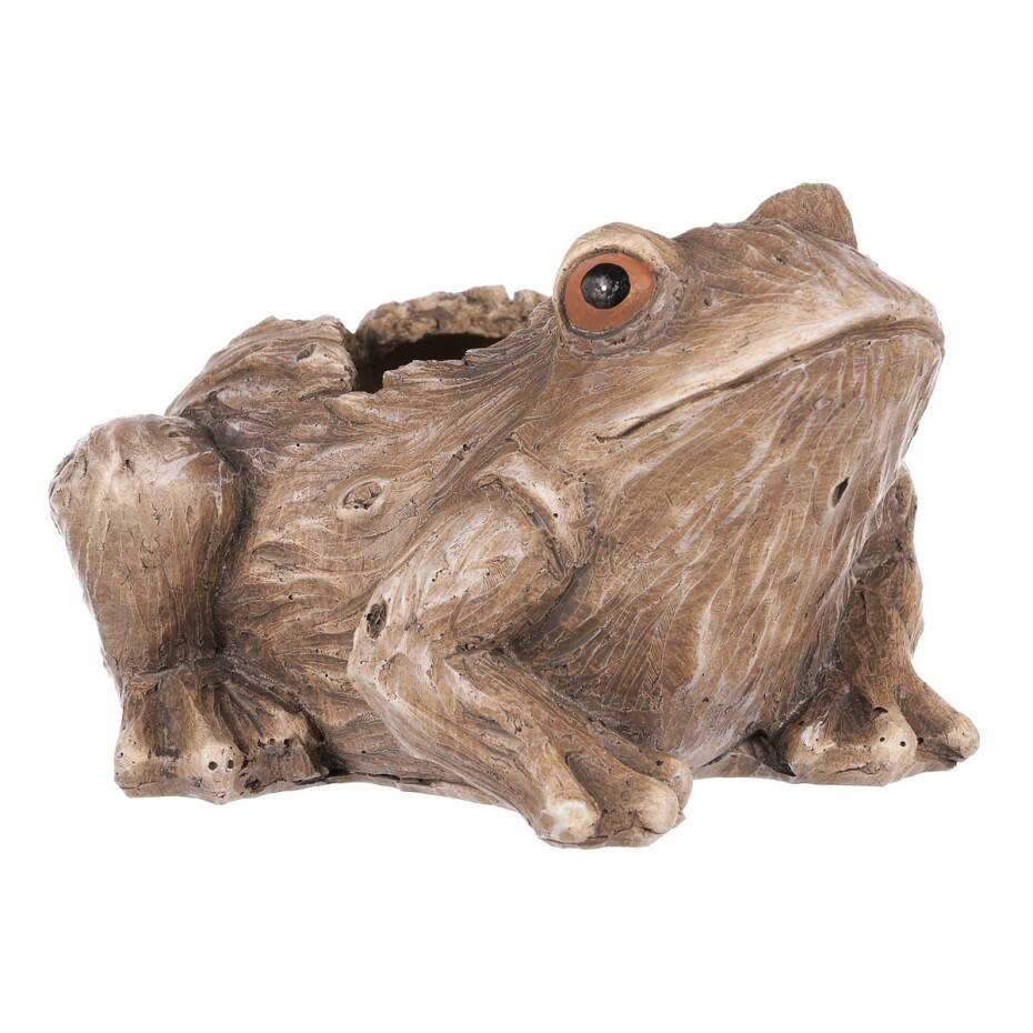 Obal na květiny Žába, 17 x 12 x 19 cm, polyresin - main (5)