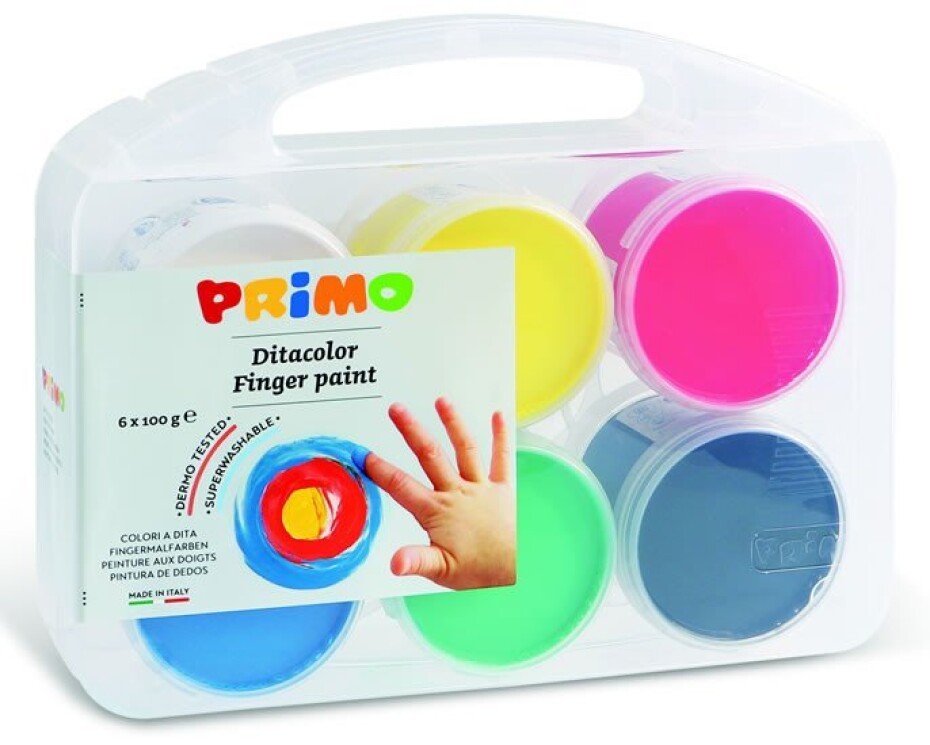 PRIMO Prstové barvy 6 x 100 ml - main (0)