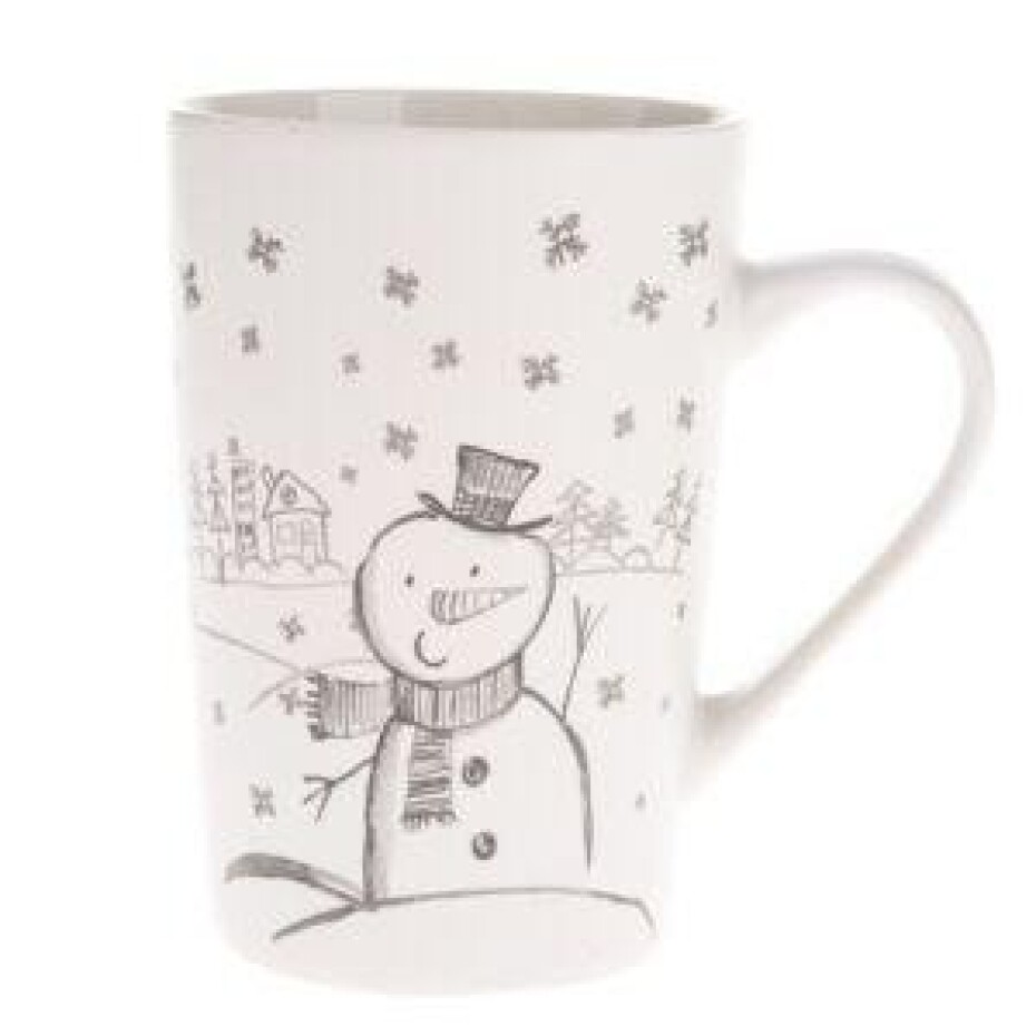 Hrnek porcelánový se sněhulákem 435 ml - main (0)