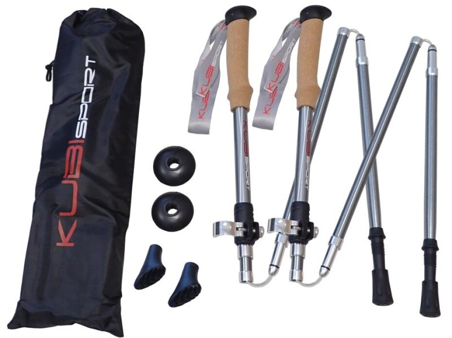 Kubisport Speciální skládací 5-dílné trekingové hole - 1 pár - main (0)
