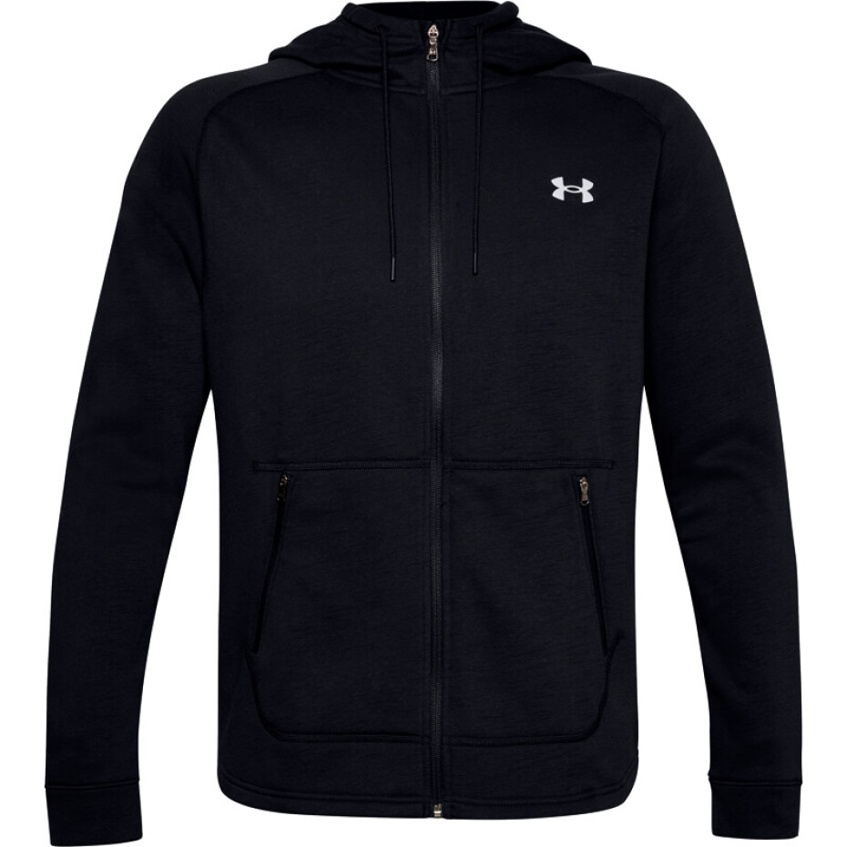 Pánská mikina Under Armour  Charged Cotton Fleece FZ Hoodie black S - main (0)