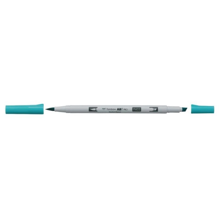 Tombow Oboustranný štětcový lihový fix ABT PRO - bright blue - main (0)