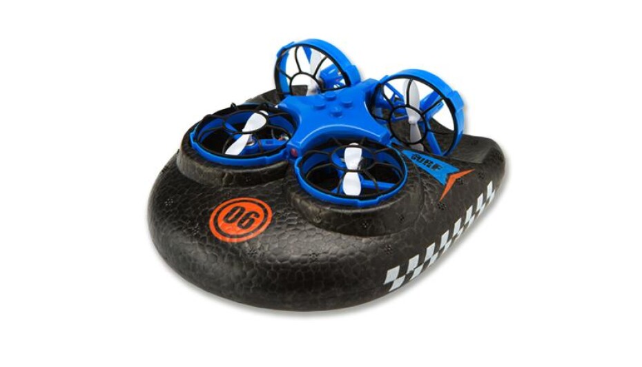 Amewi Trix - 3v1, RC dron, vznášedlo, loď - modrý - main (0)
