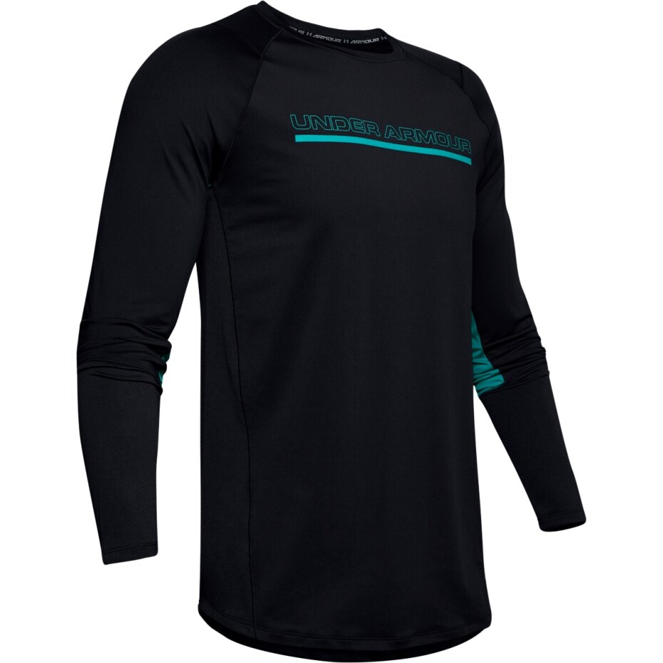 Pánské tričko Under Armour MK1 MK1 LS Wordmark Black S - main (0)