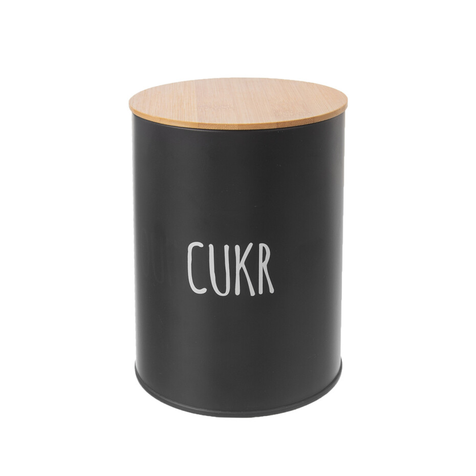 Orion Plechová dóza na cukr BLACK  - main (0)