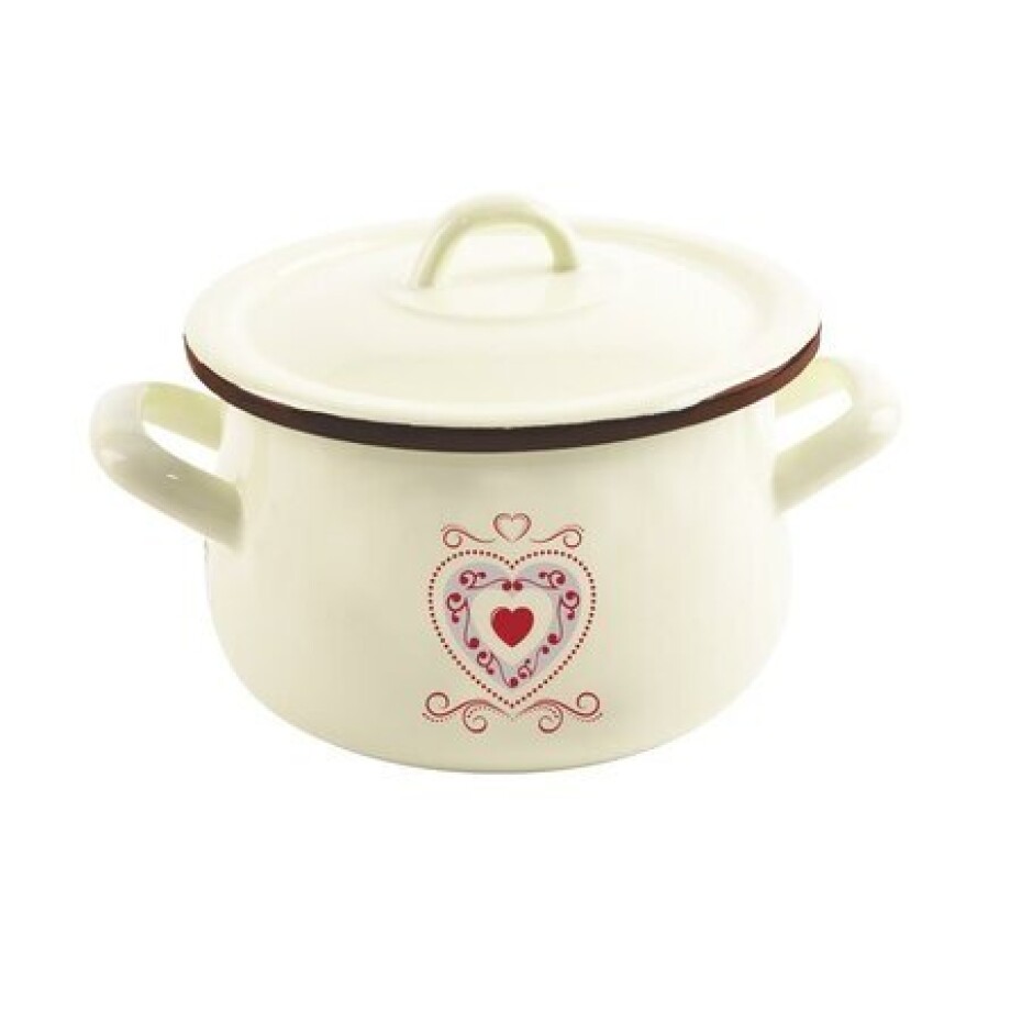 Orion Smaltovaný hrnec s poklicí Tonča, 18 cm, pr. 18 cm - main (0)