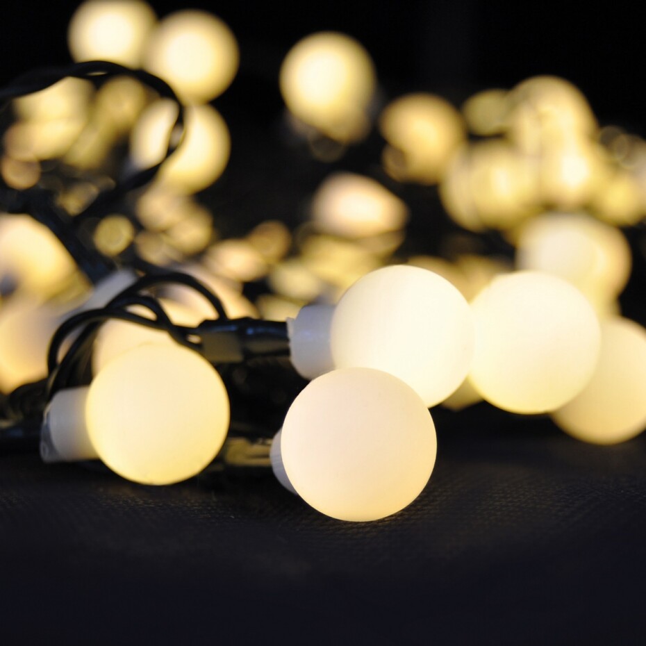 Solight Světelný venkovní řetěz 100 LED s dálkovým ovladačem, 10 m - main (1)