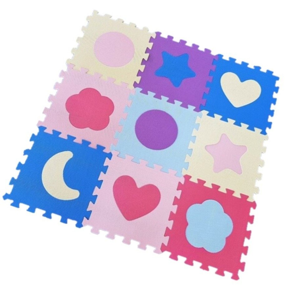 Pěnové puzzle Tvary 9 ks - Alltoys - main (0)