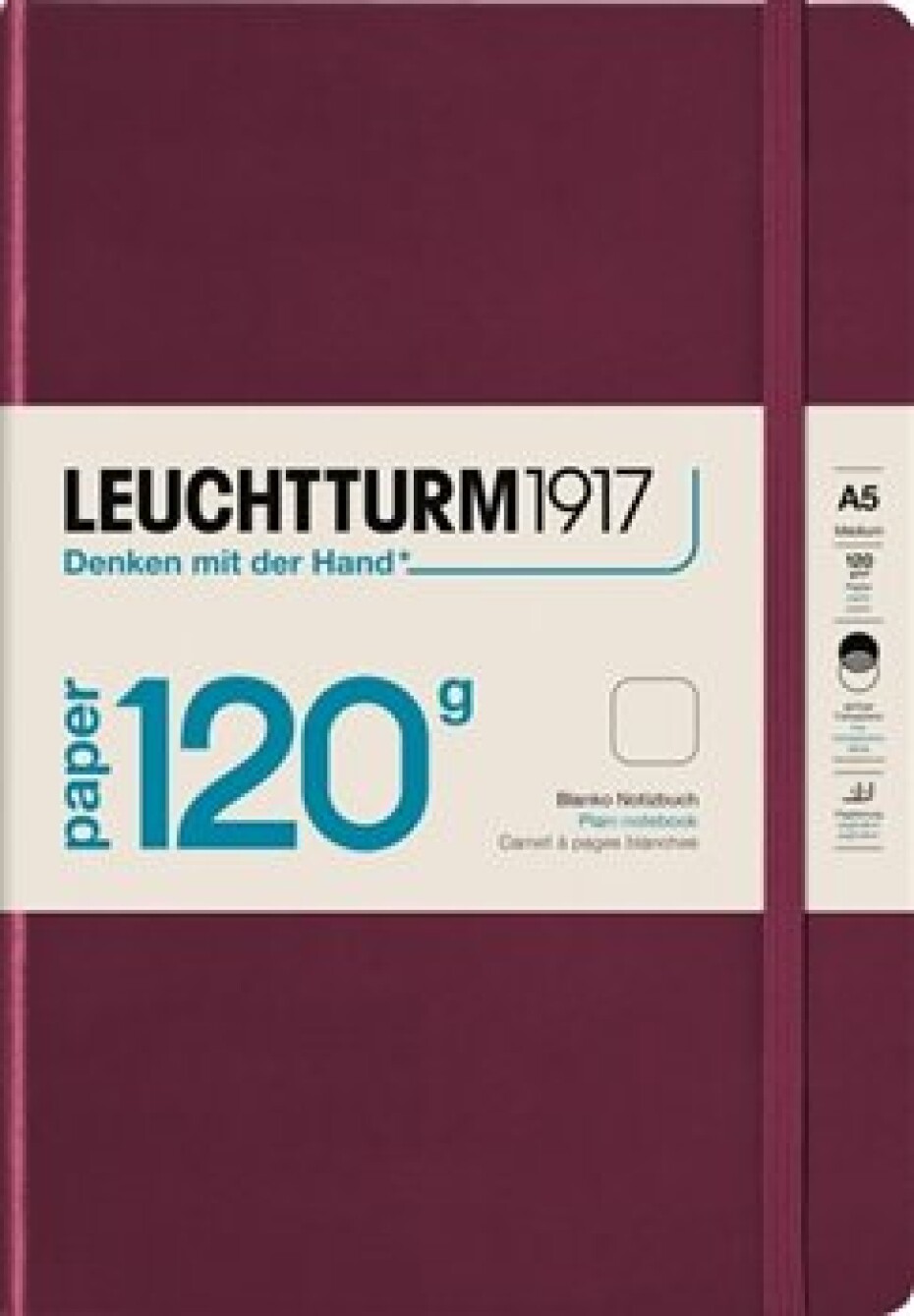 Leuchtturm1917 Edition Čistý zápisník Medium A5 Port Red - main (0)