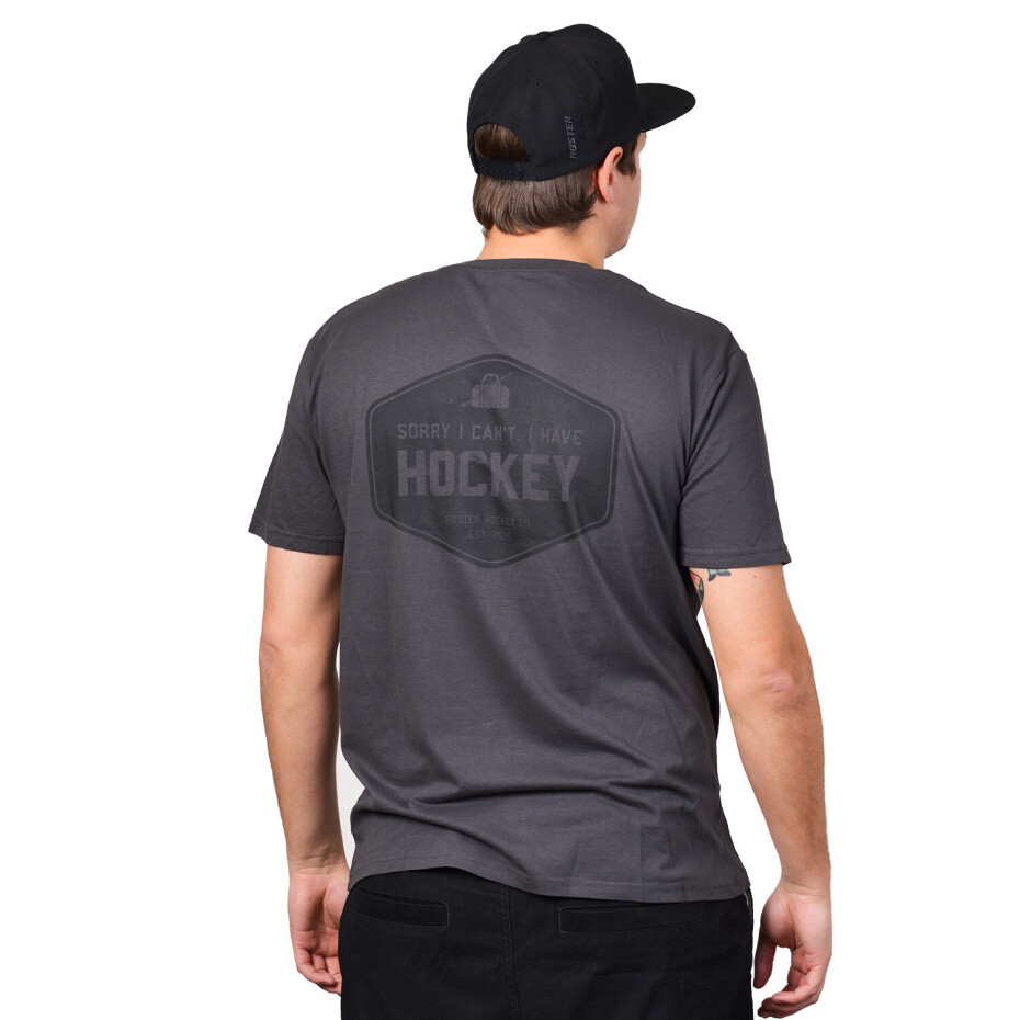 Pánské tričko Roster Hockey  SORRY Grey/Black M - main (2)